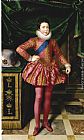 Frans Pourbus The Younger Canvas Paintings - Louis XIII as a Child